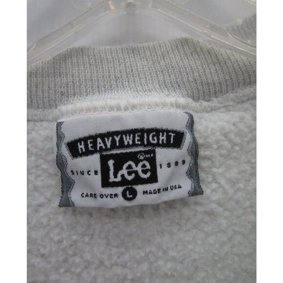 VINTAGE St Louis Rams Sweatshirt Large Lee Heavy Weight NFL 90s USA * - Picture 11 of 13